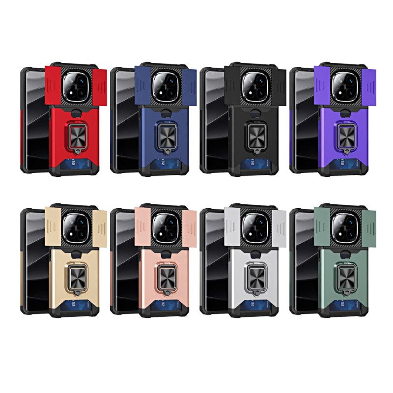 Deksel Xiaomi Redmi Note 14 Pro 4g Linsebeskytter Og Kortholder