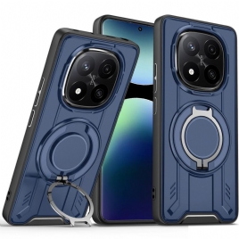 Deksel Xiaomi Redmi Note 14 Pro 4g Magsafe-kompatibel Med Roterende Stativ