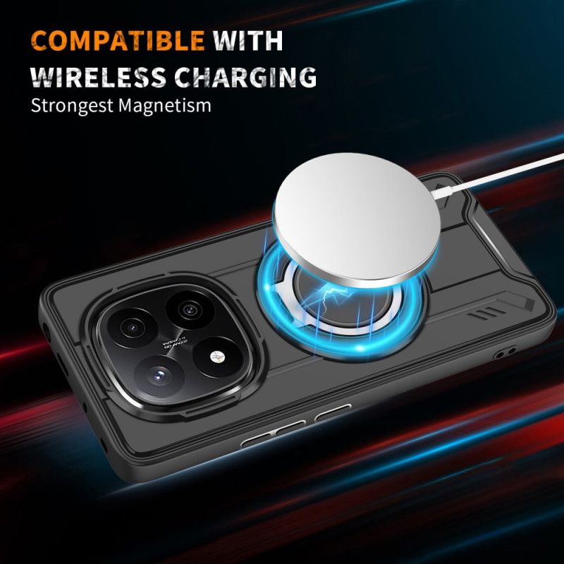Deksel Xiaomi Redmi Note 14 Pro 4g Magsafe-kompatibel Med Roterende Stativ