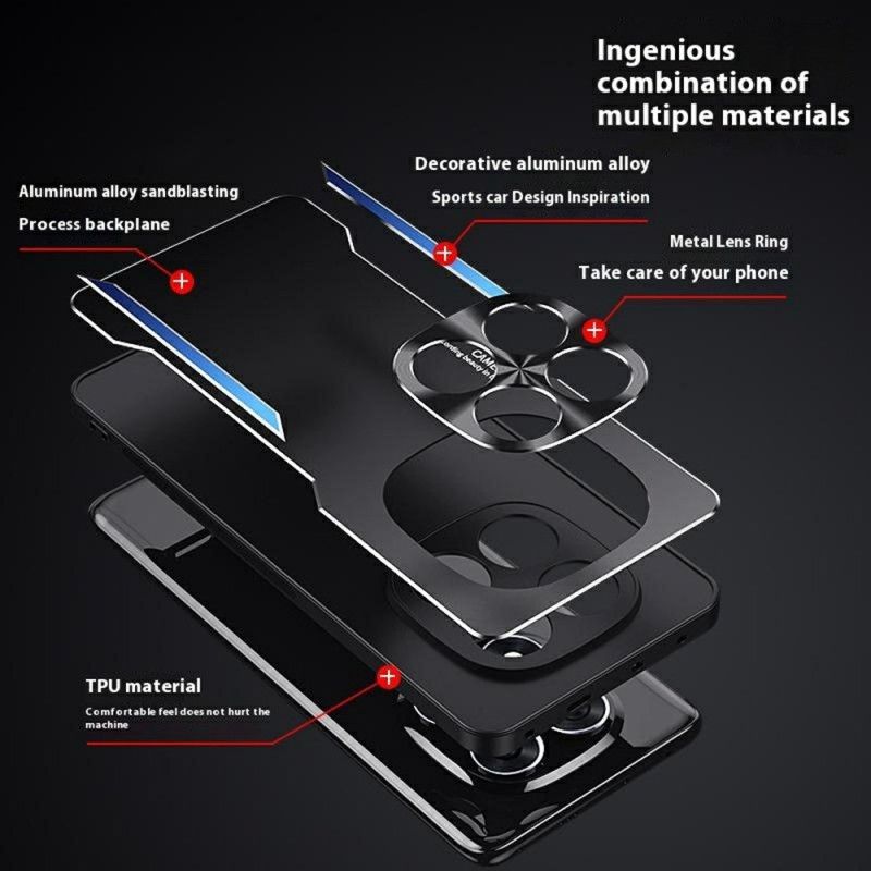 Deksel Xiaomi Redmi Note 14 Pro 4g Metallisk Effekt