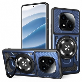 Deksel Xiaomi Redmi Note 14 Pro 4g Mobildeksel Magnetisk Med Roterende Stativ