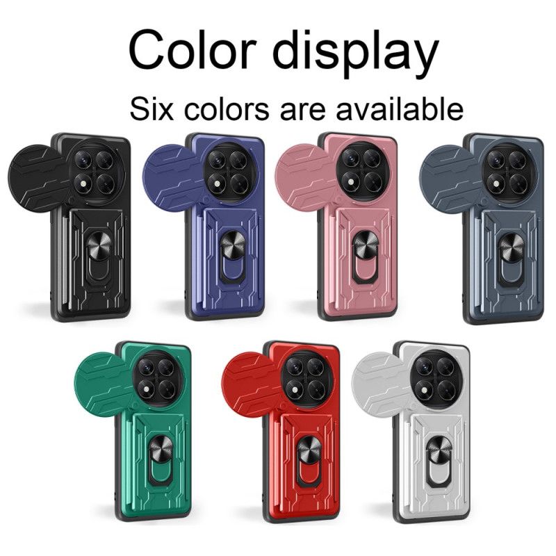 Deksel Xiaomi Redmi Note 14 Pro 4g Ultramotstandsdyktig Med Stativ Og Linsebeskytter Beskyttelse Deksel