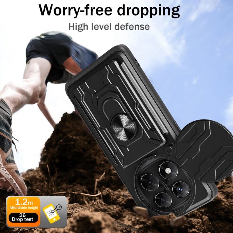 Deksel Xiaomi Redmi Note 14 Pro 4g Ultramotstandsdyktig Med Stativ Og Linsebeskytter Beskyttelse Deksel