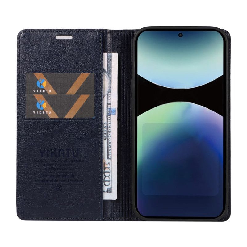Folio Deksel Lær Xiaomi Redmi Note 14 Pro 4g Mobildeksel Vintage Yikatu