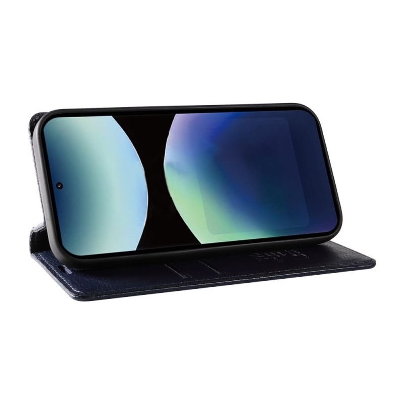 Folio Deksel Lær Xiaomi Redmi Note 14 Pro 4g Mobildeksel Vintage Yikatu