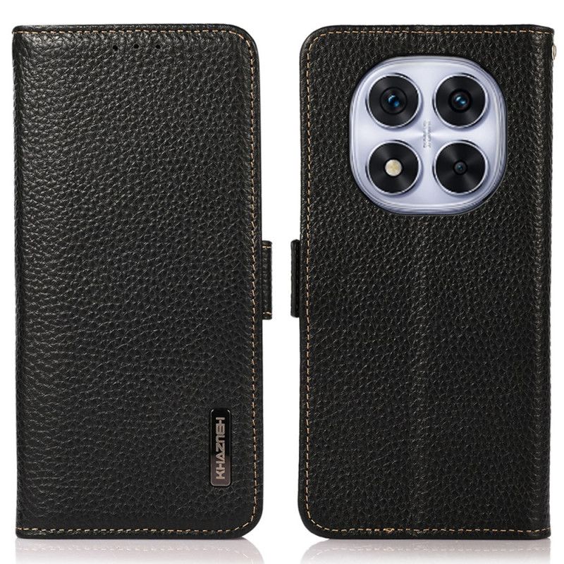 Folio Deksel Til Xiaomi Redmi Note 14 Pro 4g Ekte Skinn Khazneh
