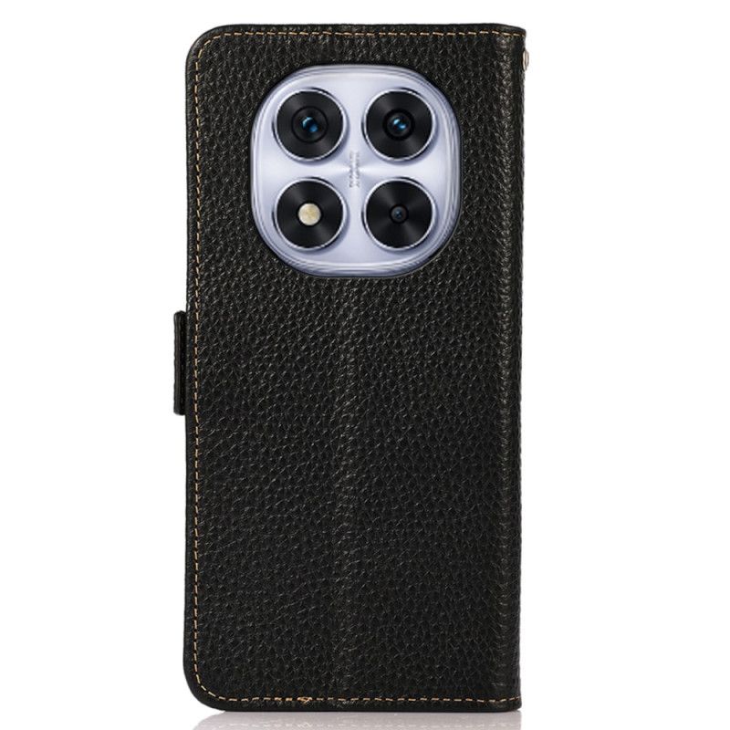 Folio Deksel Til Xiaomi Redmi Note 14 Pro 4g Ekte Skinn Khazneh