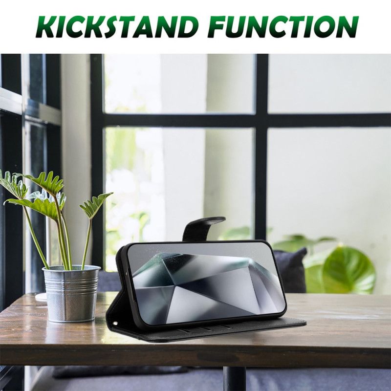 Folio Deksel Til Xiaomi Redmi Note 14 Pro 4g S-design Med Stropp