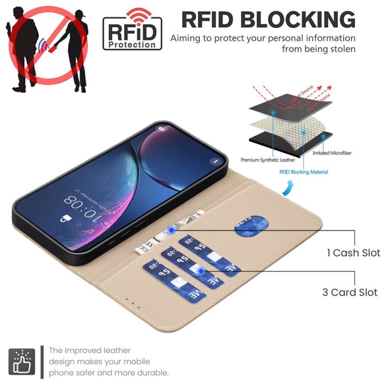 Folio Deksel Xiaomi Redmi Note 14 Pro 4g Binfen Color Linjer Beskyttelse Deksel