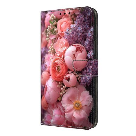 Folio Deksel Xiaomi Redmi Note 14 Pro 4g Blomsteraktig Beskyttelse Deksel