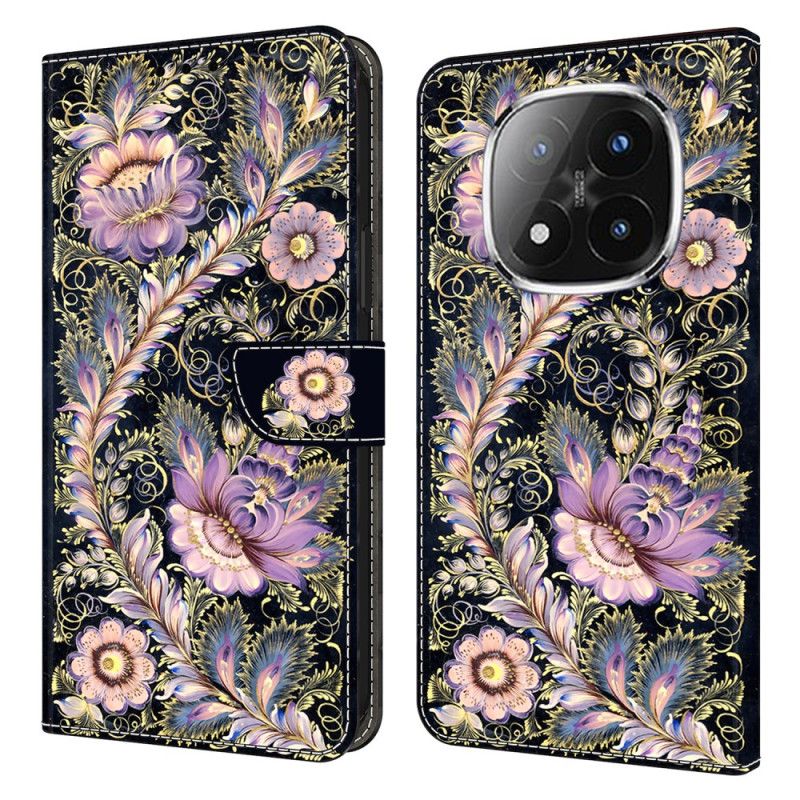 Folio Deksel Xiaomi Redmi Note 14 Pro 4g Blomstervintage