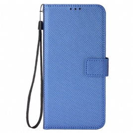 Folio Deksel Xiaomi Redmi Note 14 Pro 4g Diamanttekstur