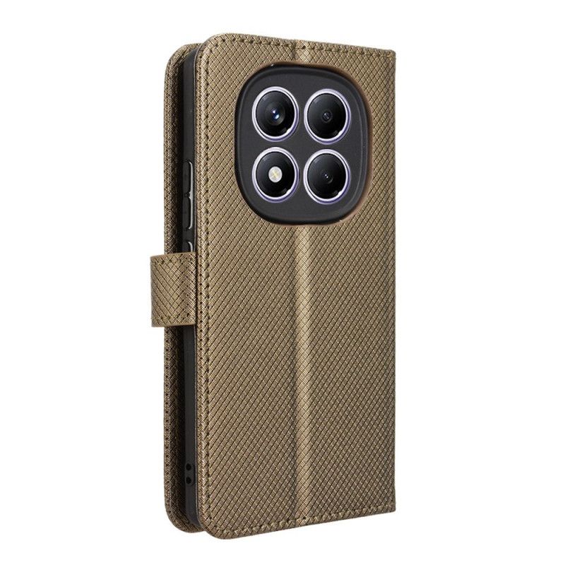 Folio Deksel Xiaomi Redmi Note 14 Pro 4g Diamanttekstur