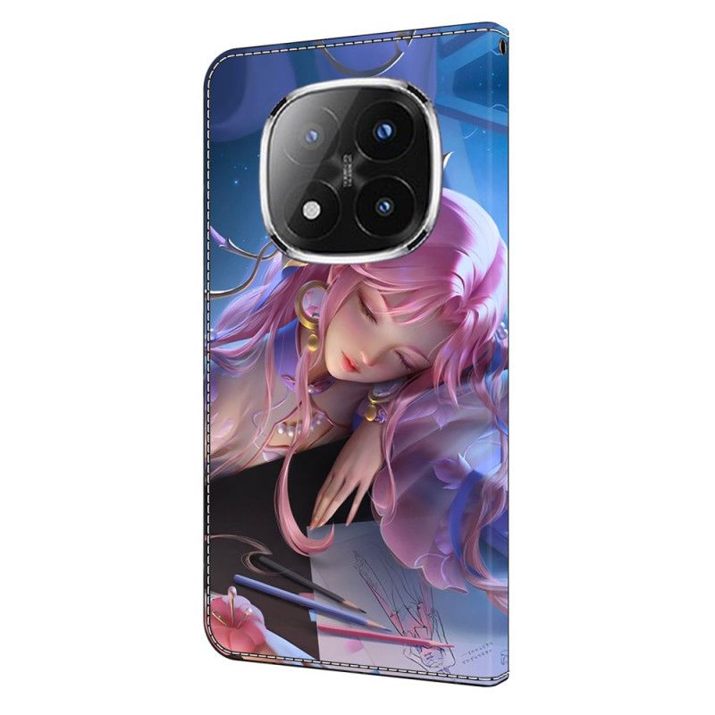 Folio Deksel Xiaomi Redmi Note 14 Pro 4g Eventyr Beskyttelse Deksel