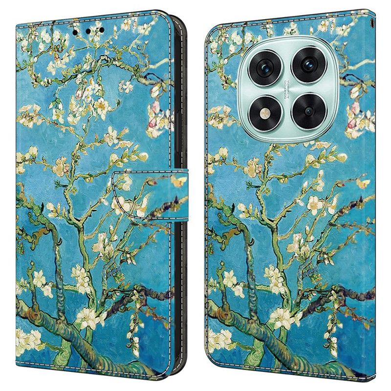 Folio Deksel Xiaomi Redmi Note 14 Pro 4g Hvite Grener