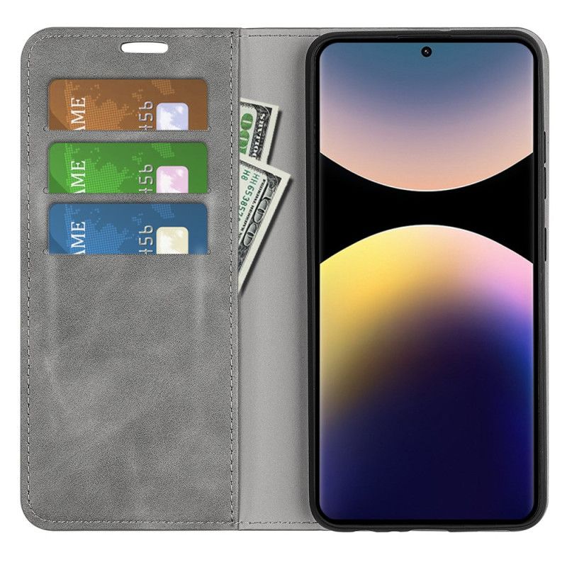 Folio Deksel Xiaomi Redmi Note 14 Pro 4g Skinnstil