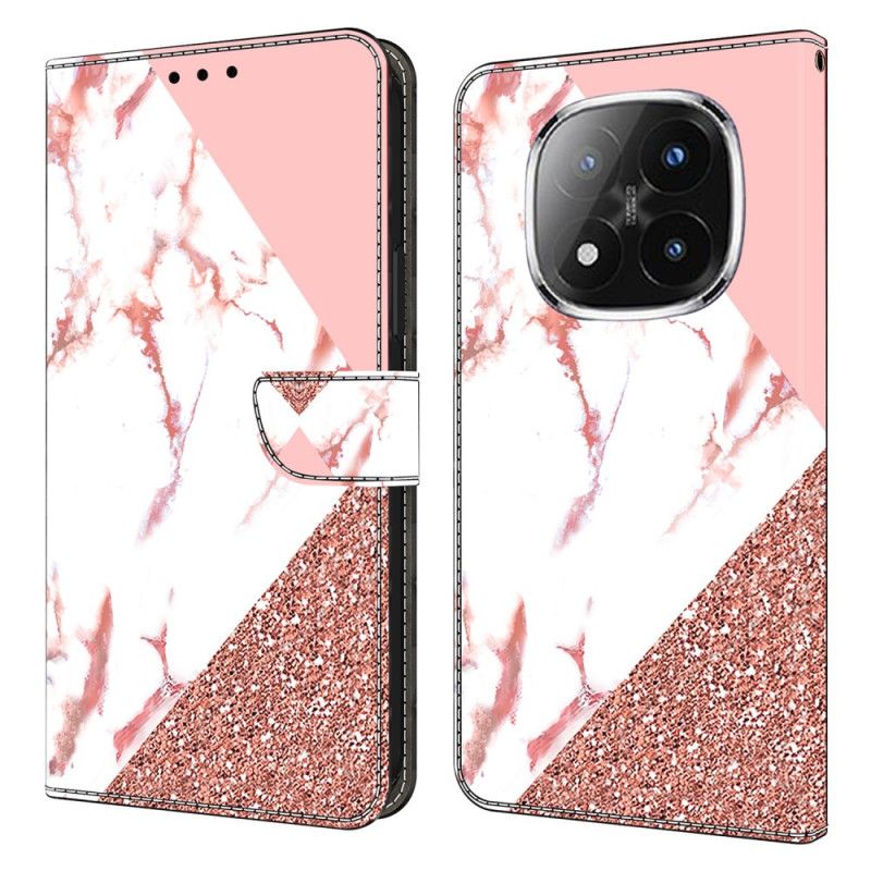 Folio Deksel Xiaomi Redmi Note 14 Pro 4g Trekantet Marmor