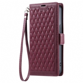 Folio Deksel Xiaomi Redmi Note 14 Pro 4g Vattert Med Stropp