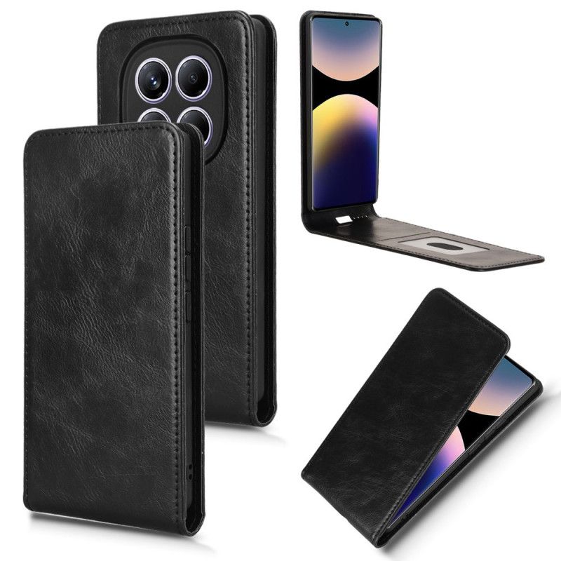 Folio Deksel Xiaomi Redmi Note 14 Pro 4g Vertikal Vendbar Design Beskyttelse Deksel