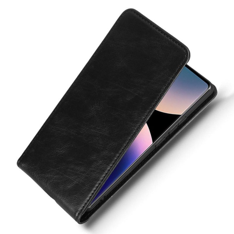 Folio Deksel Xiaomi Redmi Note 14 Pro 4g Vertikal Vendbar Design Beskyttelse Deksel