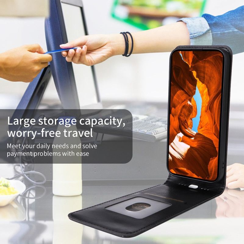 Folio Deksel Xiaomi Redmi Note 14 Pro 4g Vertikal Vendbar Design Beskyttelse Deksel