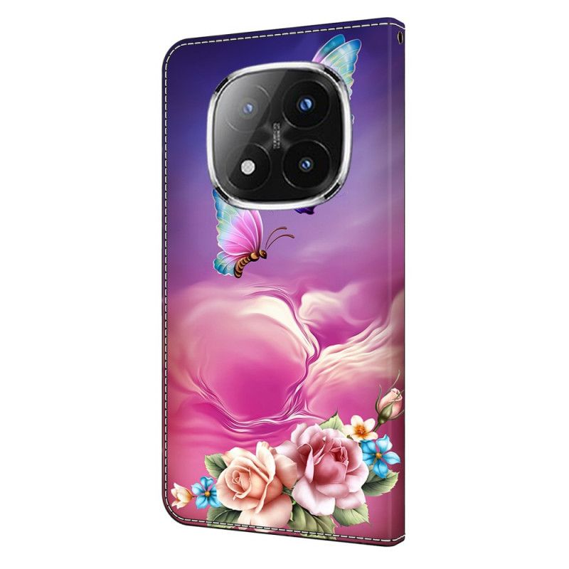 Lærdeksel Folio Deksel Xiaomi Redmi Note 14 Pro 4g Eventyrdekor