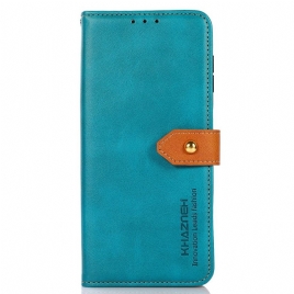 Lærdeksel Folio Deksel Xiaomi Redmi Note 14 Pro 4g Mobildeksel Gullspenne Khazneh