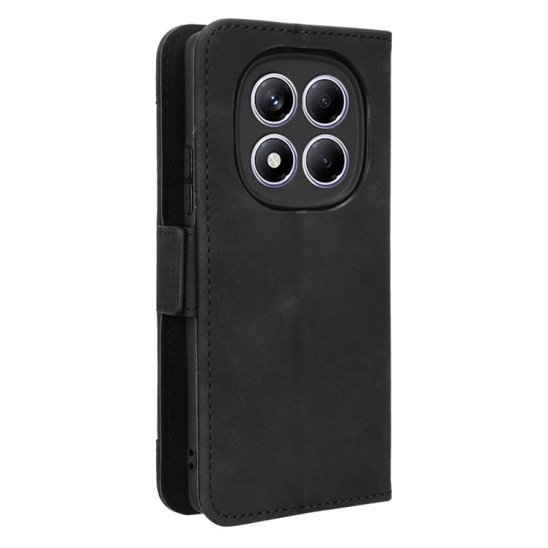 Lærdeksel Folio Deksel Xiaomi Redmi Note 14 Pro 4g Mobildeksel Kortholder For Flere Kort