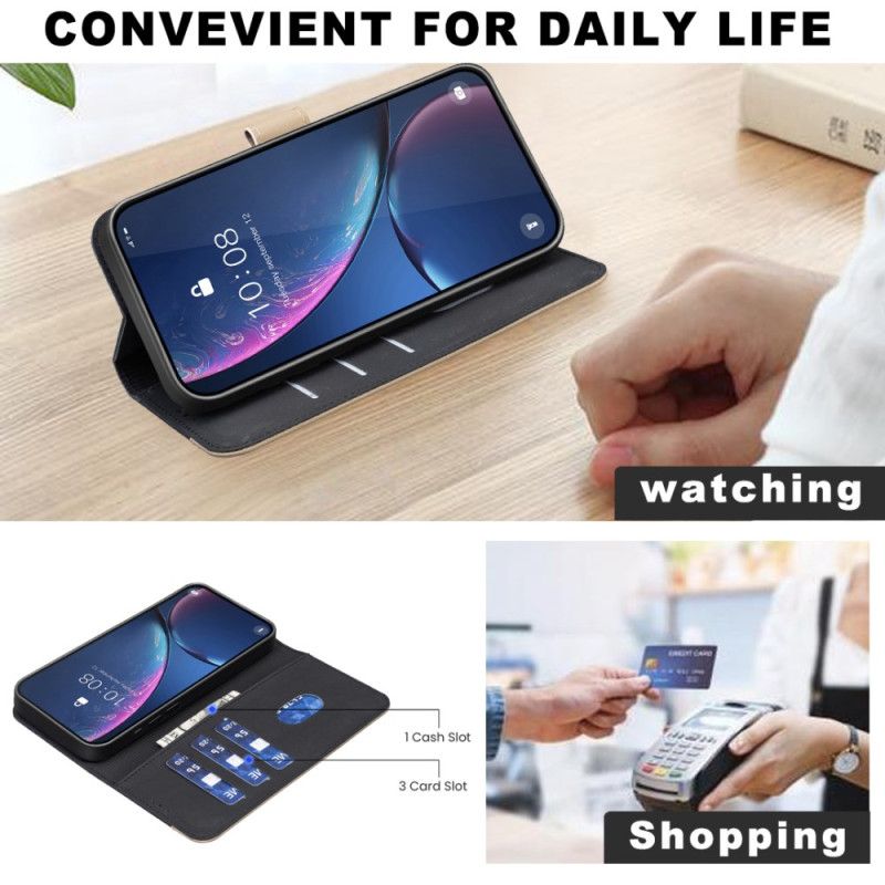 Lærdeksel Folio Deksel Xiaomi Redmi Note 14 Pro 4g Tofarget Binfen Color