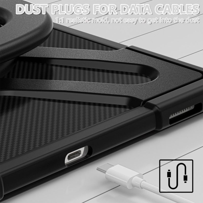 Deksel Samsung Galaxy Tab S10 Ultra X910 Stativ Og Grep