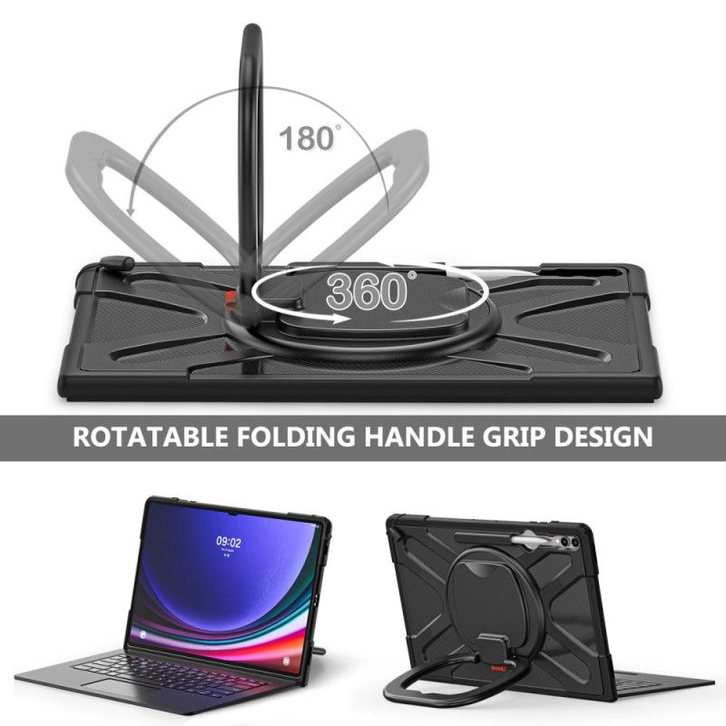 Deksel Samsung Galaxy Tab S10 Ultra X910 Stativ Og Grep