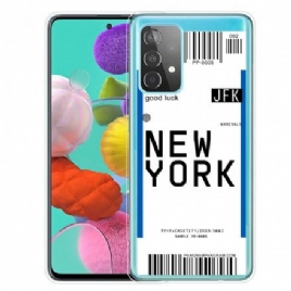 Deksel Til Samsung Galaxy A52 4G / A52 5G / A52s 5G Boardingkort Til New York
