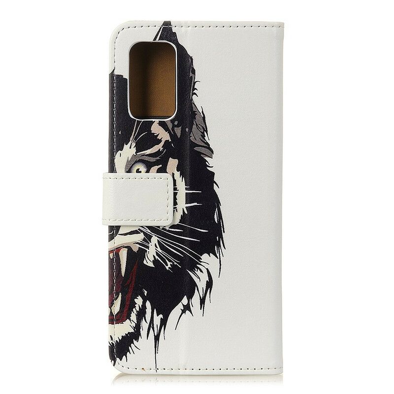 Folio Deksel Til Samsung Galaxy A52 4G / A52 5G / A52s 5G Hedtig Tiger
