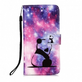 Folio Deksel Til Samsung Galaxy A52 4G / A52 5G / A52s 5G Panda Galaxy