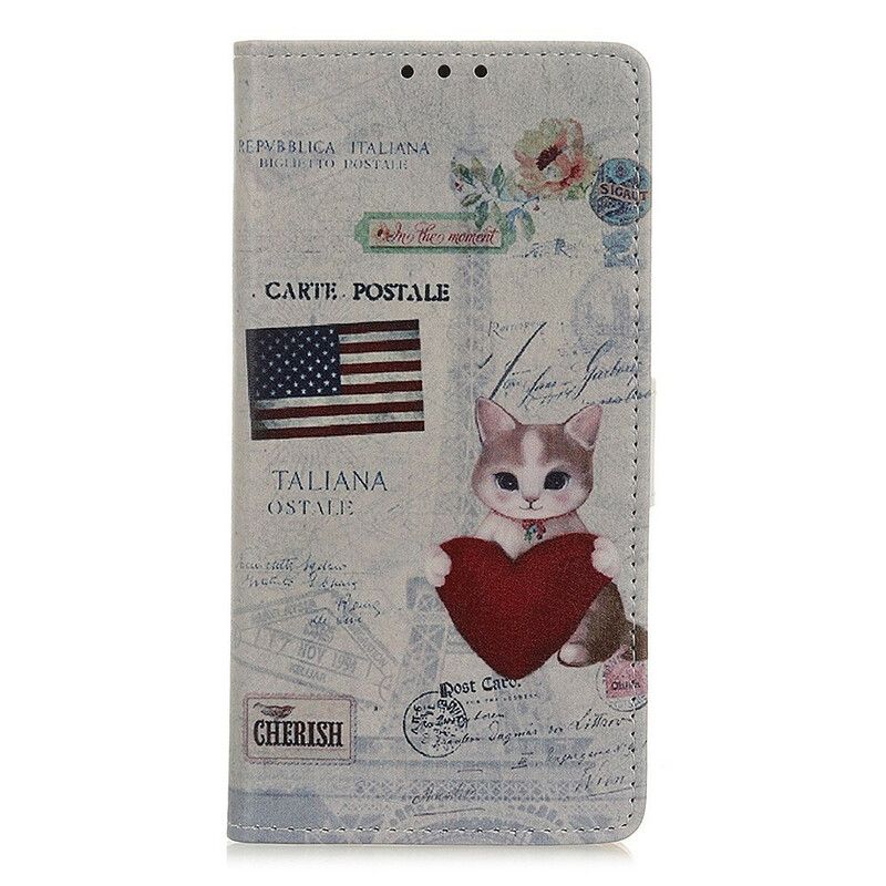 Folio Deksel Til Samsung Galaxy A52 4G / A52 5G / A52s 5G Reisende Kat