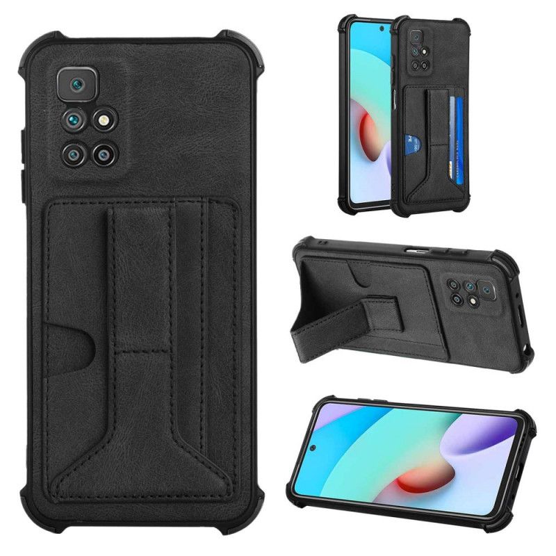 Deksel Til Xiaomi Redmi 10 Skinnholder Og Kortholder