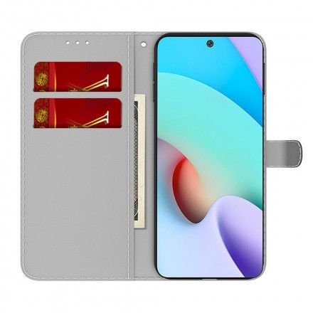 Folio Deksel Til Xiaomi Redmi 10 Abstrakt Mønster