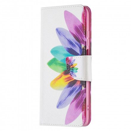 Folio Deksel Til Xiaomi Redmi 10 Akvarellblomst