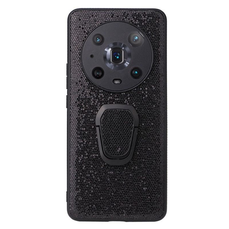 Deksel Til Honor Magic 4 Pro Glitter Ring-støtte