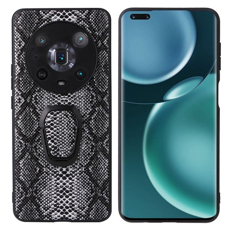 Deksel Til Honor Magic 4 Pro Slangestil Med Ringstøtte