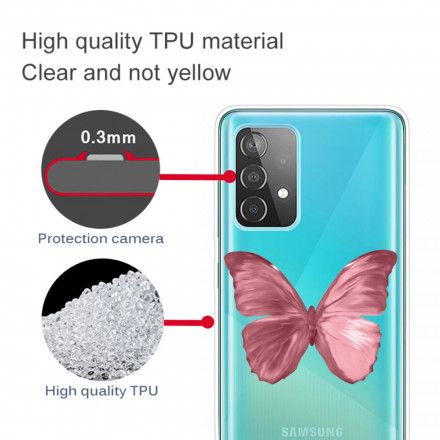 Deksel Til Samsung Galaxy A32 4G Ville Sommerfugler
