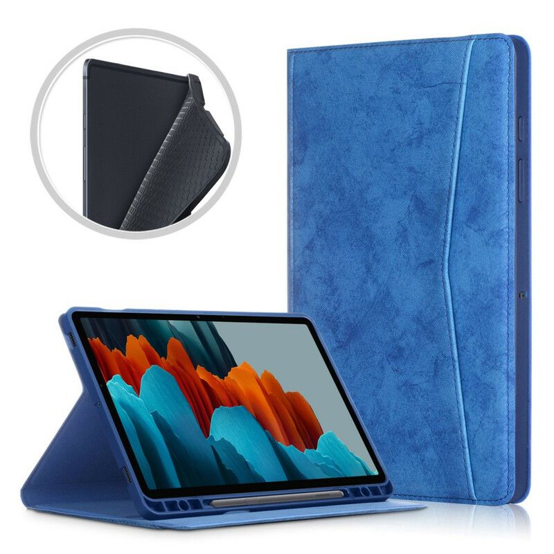 Case Til Samsung Galaxy Tab S7 FE Forretningsskinneffekt