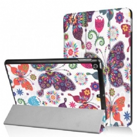 Folio Deksel Til iPad 9.7" Sommerfugler Og Blomster