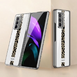 Deksel Til Samsung Galaxy Z Fold 2 Gkk Leopard Herdet Glass