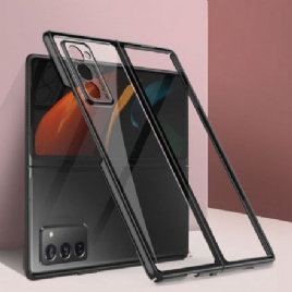 Deksel Til Samsung Galaxy Z Fold 2 Transparente Metallkanter Gkk