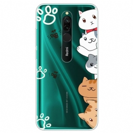 Deksel Til Xiaomi Redmi 8 Hei Katter
