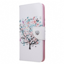 Folio Deksel Til Xiaomi Redmi 8 Blomstret Tre