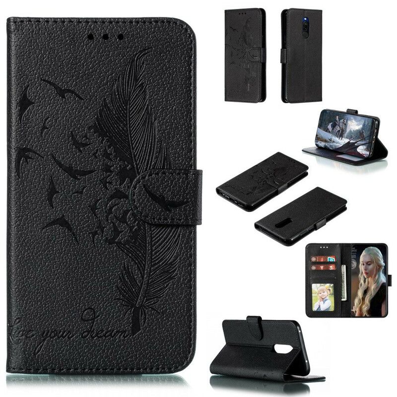 Folio Deksel Til Xiaomi Redmi 8 Faux Leather Lev Drømmen Din