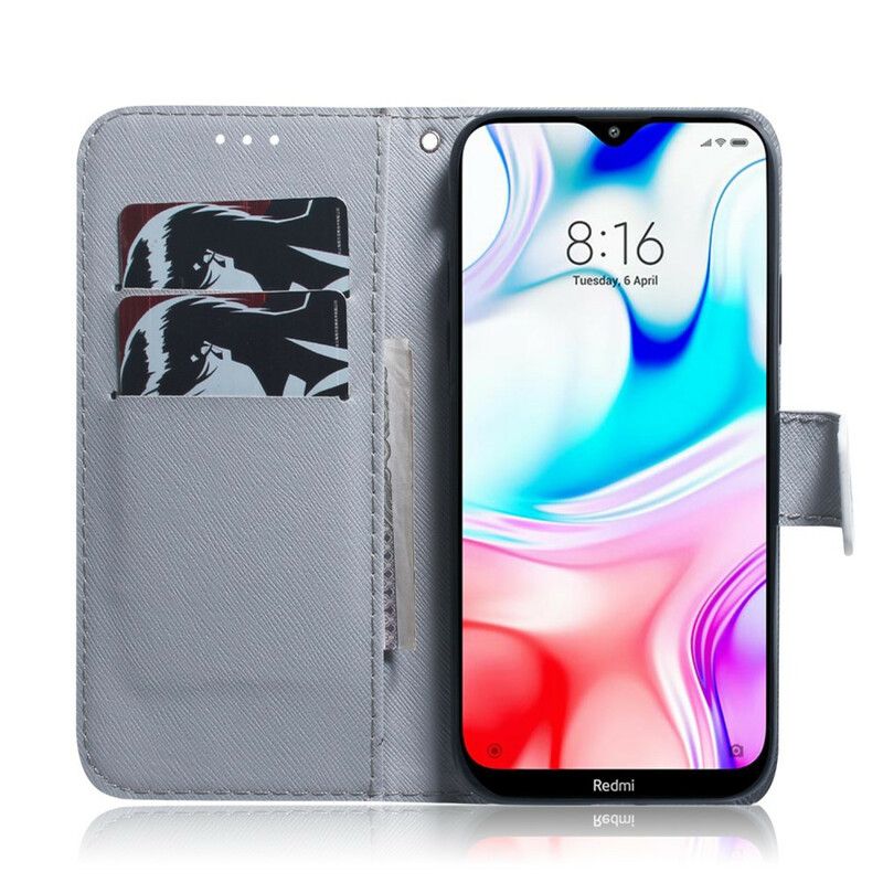 Folio Deksel Til Xiaomi Redmi 8 Tigeransikt