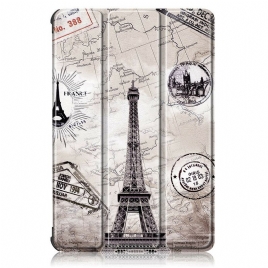 Beskyttelse Deksel Til Huawei MatePad T 10s Forsterket Retro Eiffeltårn